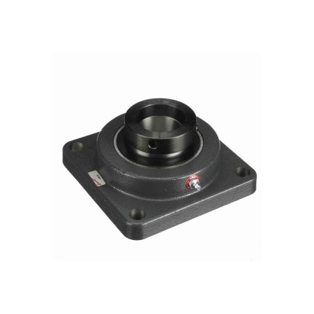 VF4E 200 Normal Duty Non-Expansion Round/Straight Bore Flange Mount Ball Bearing Unit,2 In Bore